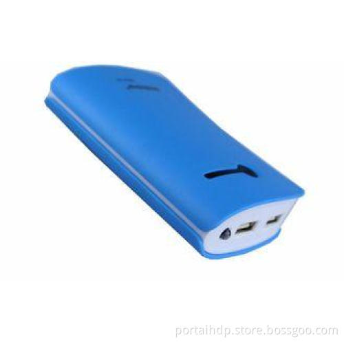 LED Light External Battery Power Bank Charging 5400mAh